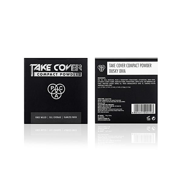 PAC Take Cover Compact Powder 15 Dusky Diva 7.85 gm - Compact Powder