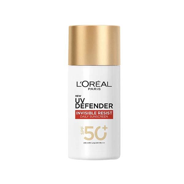 Loreal Paris Uv Defender Invisible Resist Daily Sunscreen SPF50 PA Lightweight 50 ml