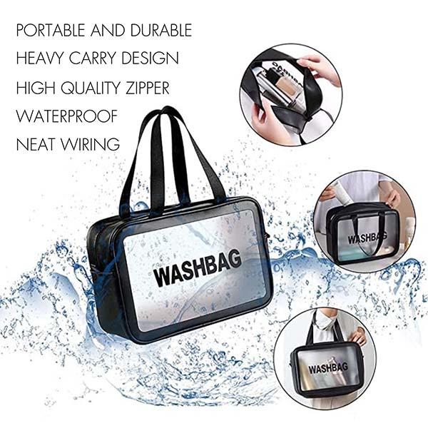 Allure Washable Cosmetic Large Bag Color Black 1's - Makeup Bags & Cases
