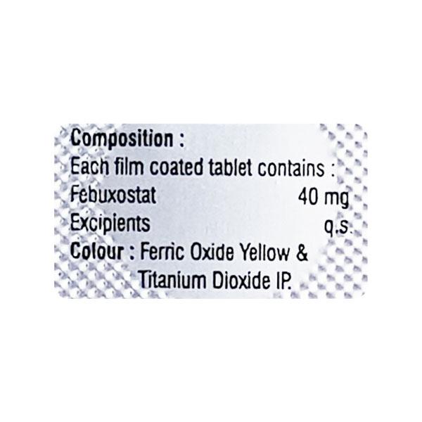 FEBUVAC 40 Tablet 10's - Gout