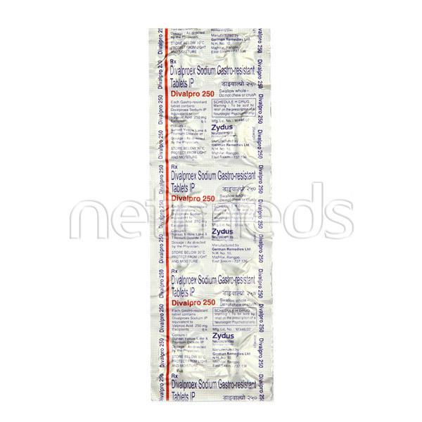 Divalpro 250mg Tablet 10'S - Epilepsy/Convulsion-Ant