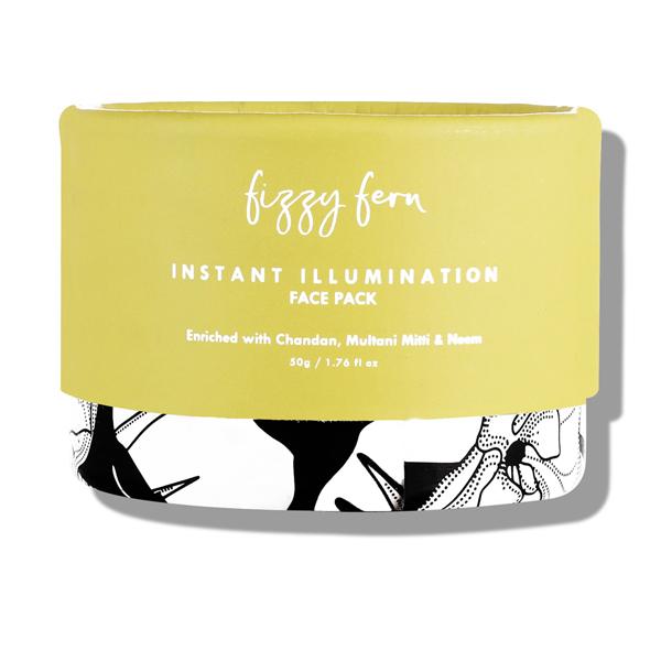 Fizzy Fern Instant Illumination Face Pack 50 gm - Face Packs