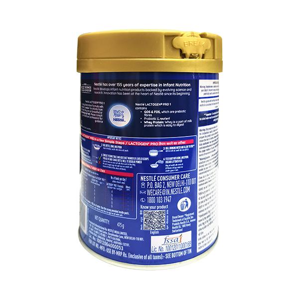 Nestle Lactogen Pro 1 (Upto 6 Months) Powder (Tin) 475 g - Baby And Infant Supplements