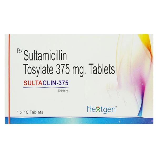 SULTACLIN 375 Tablet 10's - Bacterial Infections-OAB