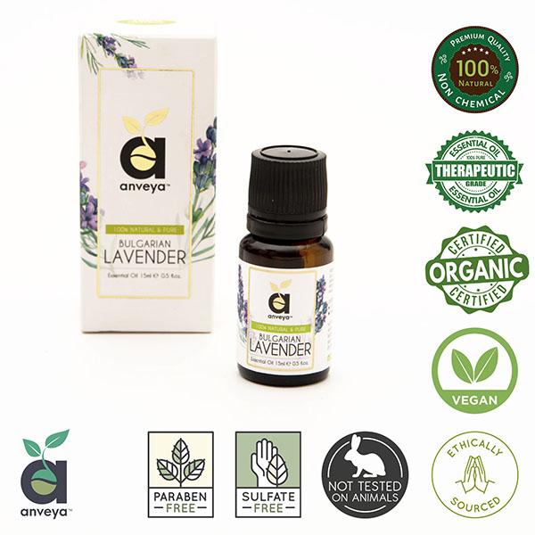 Anveya Bulgarian Lavender Essential Oil 15 ml - Essential Oils