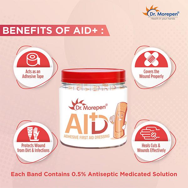 Dr. Morepen Aid Adhesive Band Aid 100's - Kits