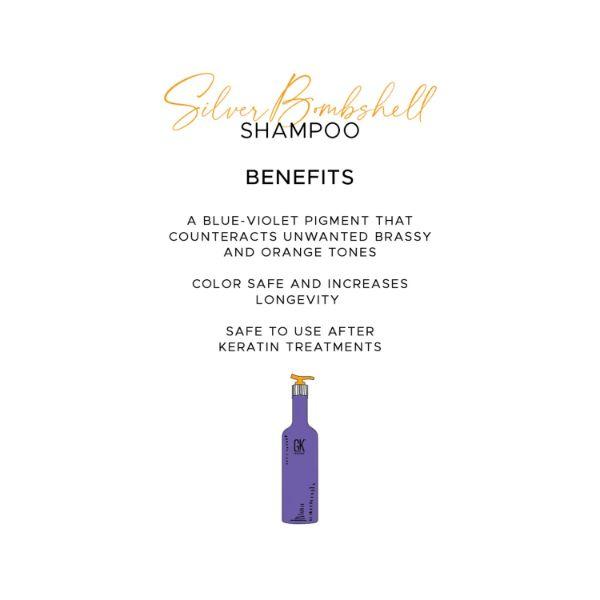 Gkhair Silver Bombshell Shampoo 710 ml - Shampoos
