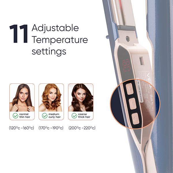 Vega Infra-Style Hair Straightener for Women with Infra Red and Ionic Technology, (VHSH-35) 409 gm - Straighteners