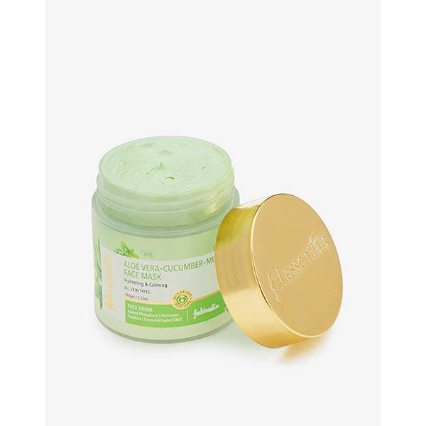 Fabessentials Aloe Vera Cucumber Mint Face Mask 100 gm - Face Packs