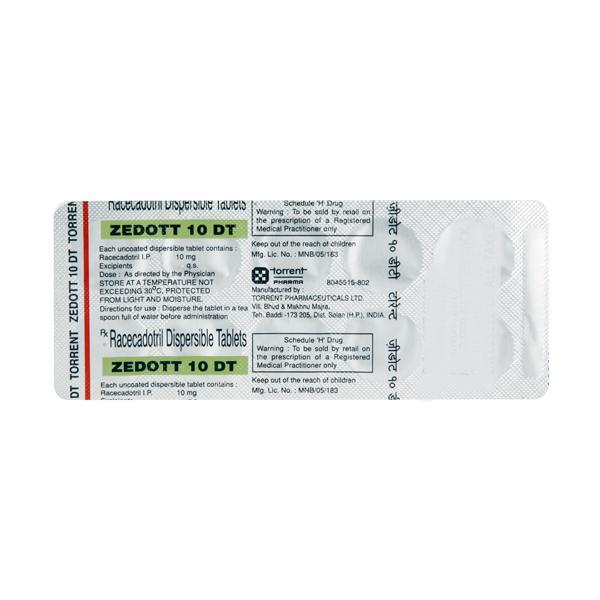 Zedott DT 10mg Tablet 10'S - Diarrhoea-Ant