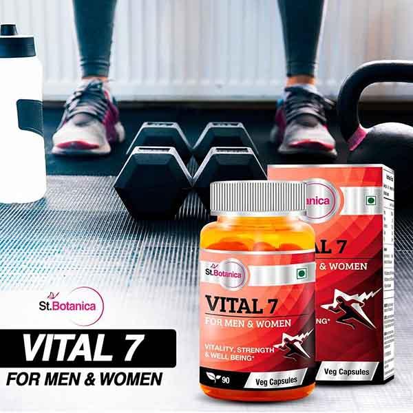 St.Botanica Vital 7 for Men & Women Veg Capsules 90's - Multi-Vitamins
