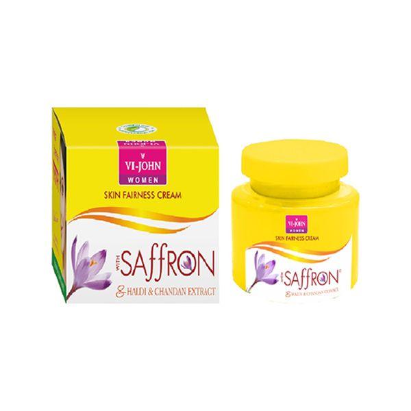 Netmeds | VI-John Women Saffron Haldi Chandan Fairness Cream with Vitamin E 50 gm