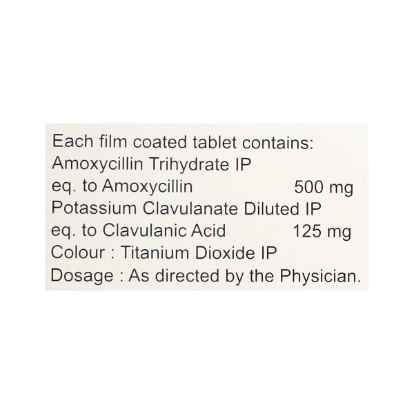 ENCLAV 625mg Tablet 10's - Bacterial Infections-Pen