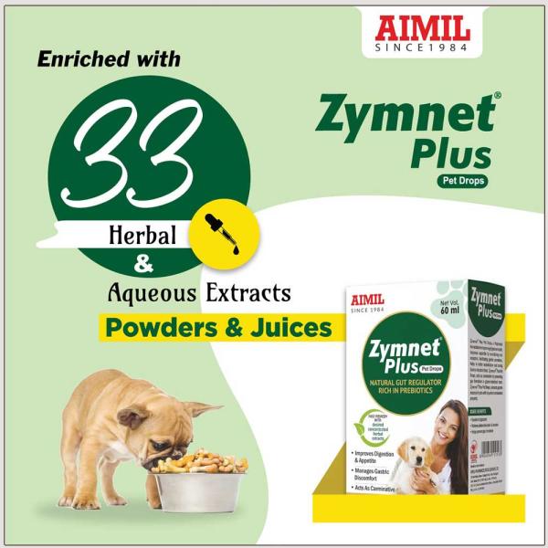 AIMIL Zymnet Plus PET Drops 60 ml - Pet Healthcare