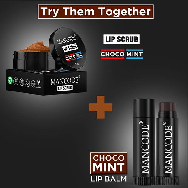 Mancode Choco Mint Lip Balm For Men 4.5 ml - Lip Balms