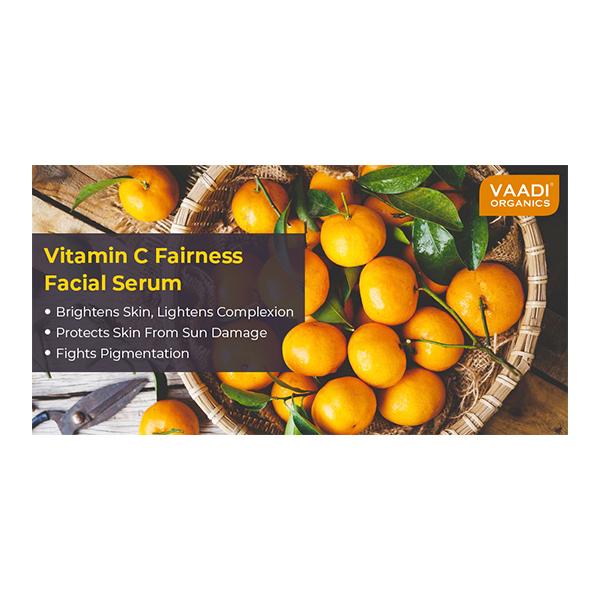 Vaadi Herbals Vitamin C Rich Fairness Facial Serum 10 ml - Face Serum