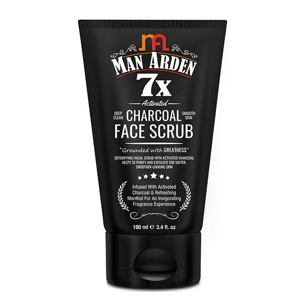Netmeds | Man Arden 7X Activated Charcoal Face Scrub 100 ml