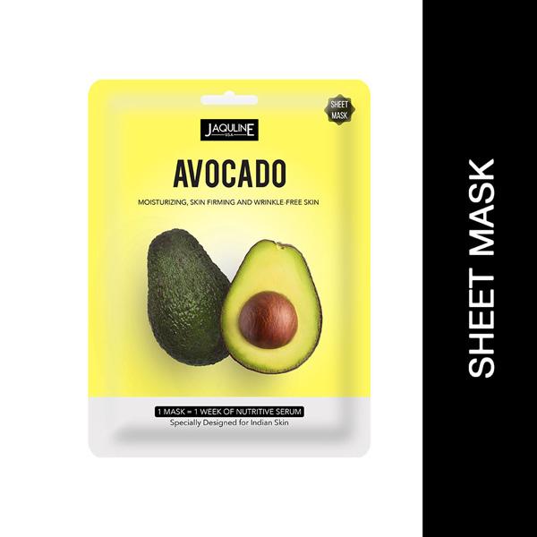 Jaquline USA Avocado Sheet Mask 25 gm - Sheet Masks