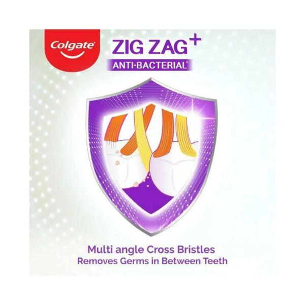Colgate-Palmolive, Colgate ZigZag (Medium) Multicolor Toothbrush (Pack of 6) 1's - Toothbrushes