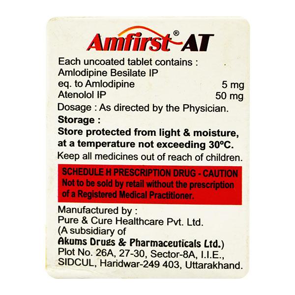 AMFIRST AT Tablet 15's - Hypertension-Cal