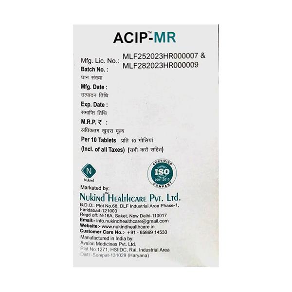 ACIP MR Tablet 10's - Pain relief-Nsa