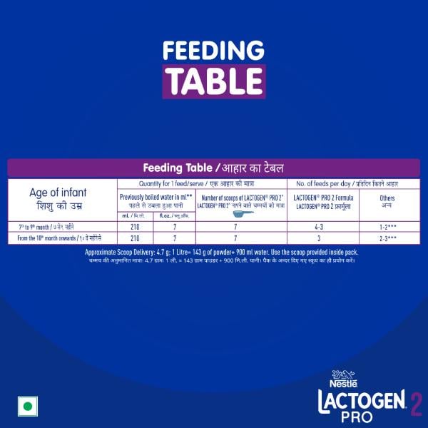 Nestle Lactogen Pro 2 (From 6 to 12 months) Refill Pack 400 g - Baby And Infant Supplements