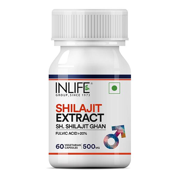 Netmeds | Inlife Shilajit Extract 500 mg Veg Capsule 60's - Sh.Shilajit Ghan