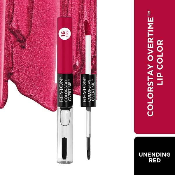 Netmeds | Revlon Colorstay Overtime Lipcolor - 480 Unending Red 4ml