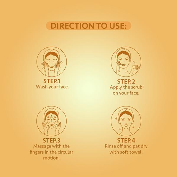 Berina Go Glow By Berina Apricot & Walnut Face Scrub 500 ml - Face Scrubs