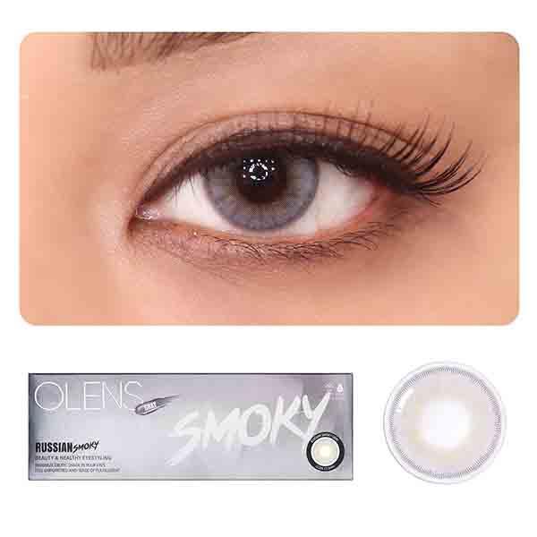 Netmeds | O-Lens Russian Smoky 1Day Coloured Contact Lenses - Grey (0.00) 1's