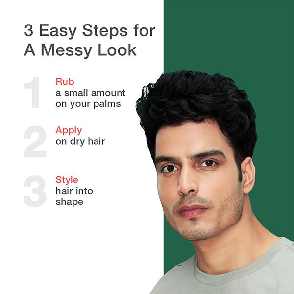 Schwarzkopf Professional OSiS+ Mess Up Hair Styling Matte Paste,Easy to Mould,Easy to apply and Wash, Vegan, Medium Hold, Dry and Non-Greasy, Matte finish, Pomade 100 ml - Hair Gels & Waxes