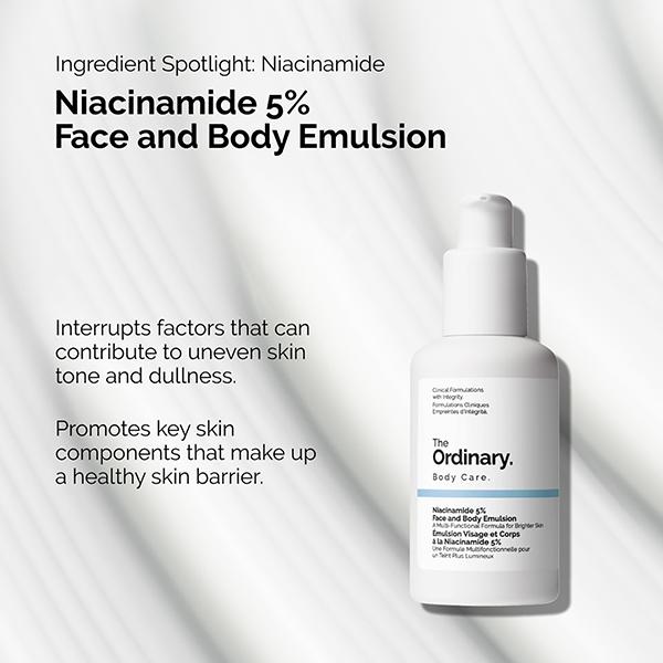 The Ordinary Niacinamide 5% Face & Body Emulsion 100 ml - Face Serum