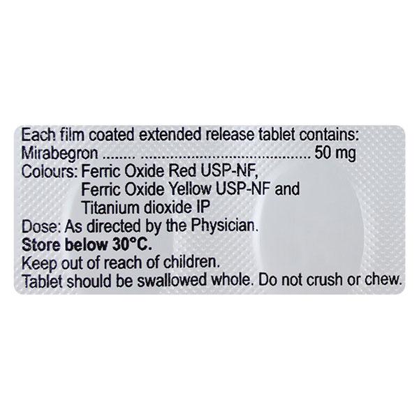 Megatas 50mg Tablet 10'S - Bladder And Prostate Disorders-Dru