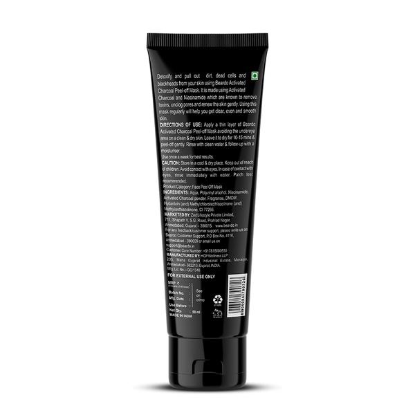 Beardo Activated Charcoal Face Scrub 100 gm - Face Scrubs