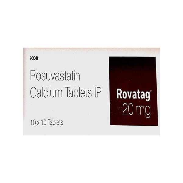 ROVATAG 20mg Tablet 10's - High Cholesterol-Dys