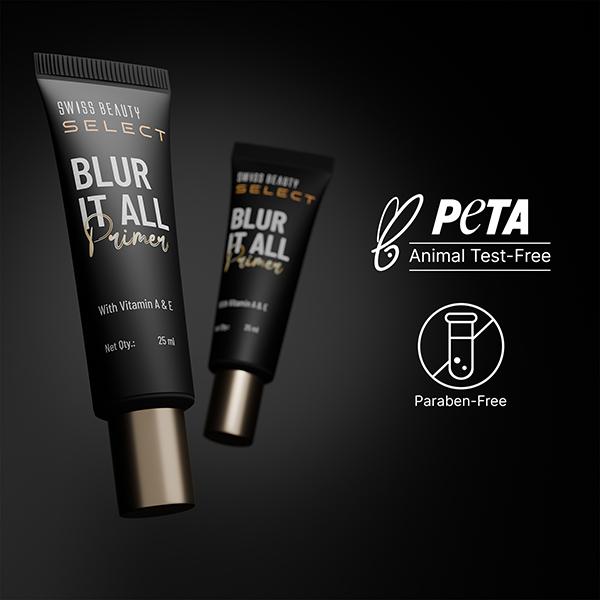 Swiss Beauty Blur It All Primer With Vitamin E And A 25 ml - Primer