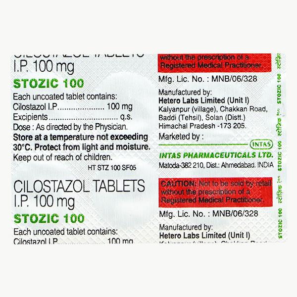 Netmeds | Stozic 100mg Tablet 10'S