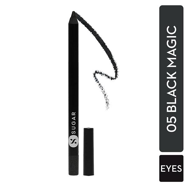 Netmeds | SUGAR Cosmetics Stroke Of Genius Heavy-Duty Kohl - 05 Black Magic 1.2 gm