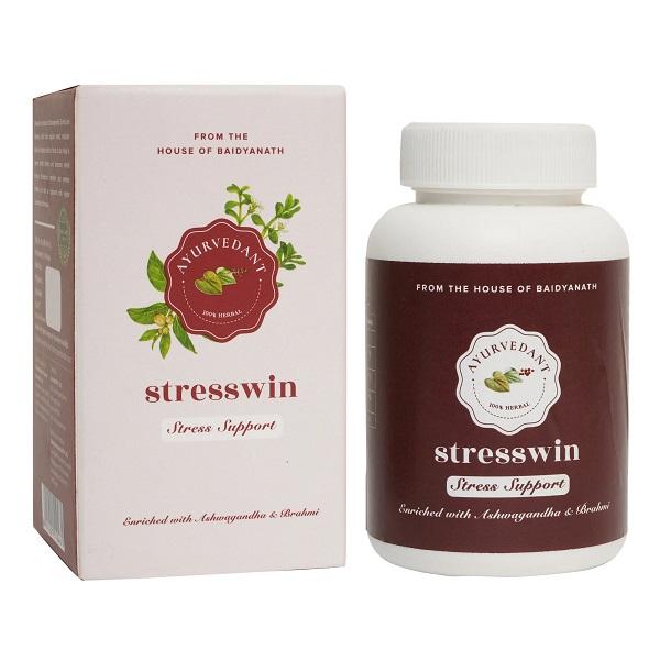 Netmeds | Ayurvedant Stresswin Capsules 60's