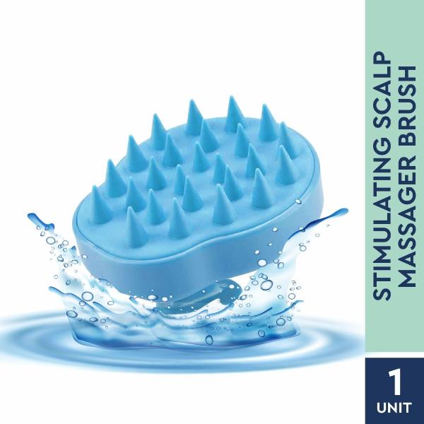Netmeds | GUBB Stimulating Scalp Massager Brush, Shampoo Brush with Soft Silicone Bristles 1's