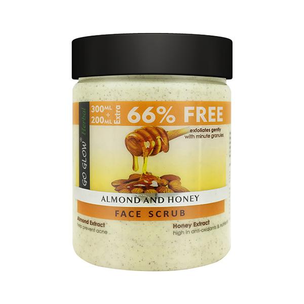 Netmeds | Berina Go Glow By Berina Almond & Honey Face Scrub 500 ml