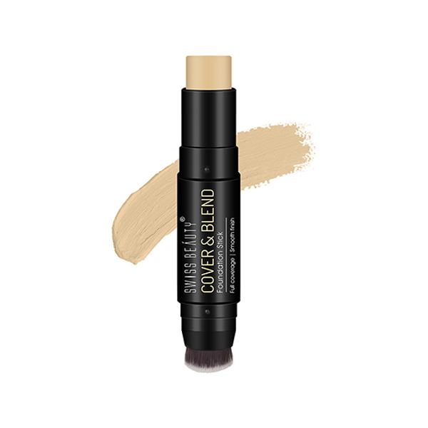 Swiss Beauty Cover and Blend Foundation Stick -Fair Buff 12 gm - Foundation