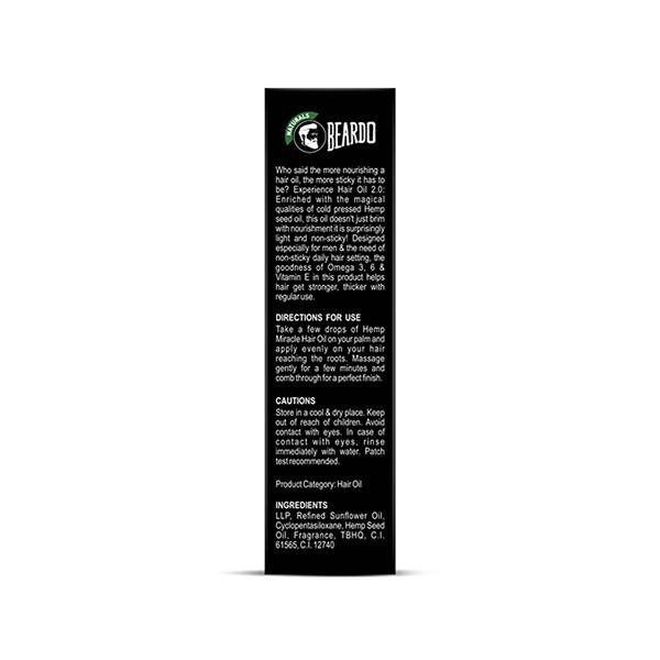 Beardo Hair Thickening Hemp Miracle Hair Oil 100ml - Hair Oils
