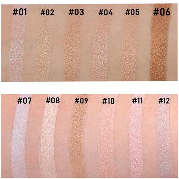 Miss Rose 3D Finish Creamy Highlighter 7003 - 043M 01 12 gm - Highlighters & Illuminators
