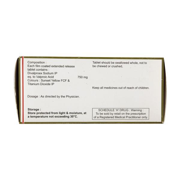 Divalgress ER 750mg Tablet 10'S - Epilepsy/Convulsion-Ant