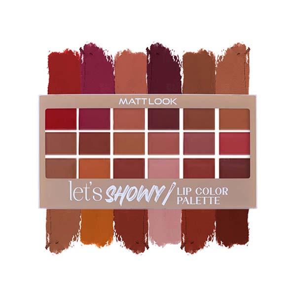 Netmeds | Matt Look Lets Showy Lip Color Palette, Long Lasting - Lets Showy 18 gm