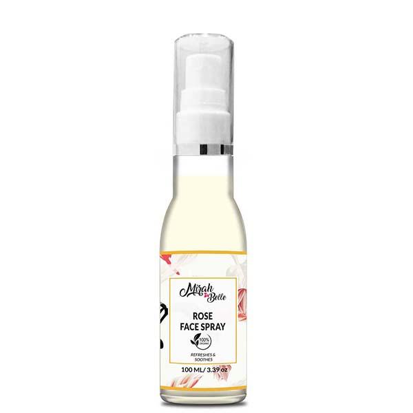Mirah Belle - Rose Face Spray - Hydrating, Cooling and Refreshing - Paraben and Alcohol Free 100 ml - Face Mists