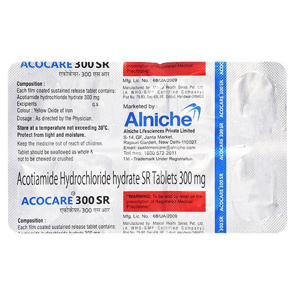 Netmeds | ACOCARE 300 SR Tablet 10's