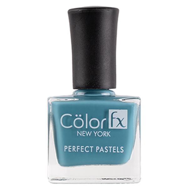 Color Fx Perfect Pastel Longlasting Glossy finish 21 toxin free Non-yellowing Teal -162 9 ml - Nail Polish