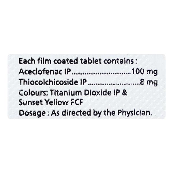 ACLOZEST TH 8 Tablet 10's - Pain relief-Nsa